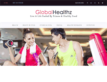 Tablet Screenshot of globalhealthz.com